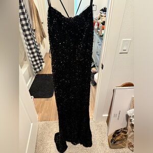 Floor length fashion nova dress